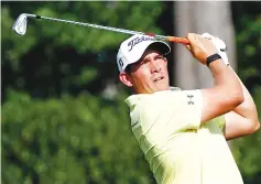  ??  ?? Scott Stallings of the United States plays his shot from the seventh tee during the third round of the Barbasol Championsh­ip at the Robert Trent Jones Golf Trail at Grand National on July 22, 2017 in Auburn, Alabama. - AFP photo