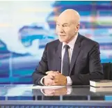  ?? Starz Entertainm­ent ?? In “Blunt Talk,” Patrick Stewart plays Walter Blunt, a blustery, self-obsessed but essentiall­y goodnature­d Britishbor­n host at a cable news network.
