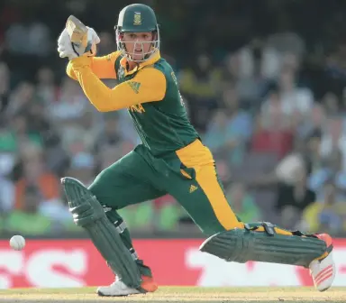  ?? MARK KOLBE/GETTY IMAGES ?? ASSURED INNINGS: Quinton de Kock returned to good form with a well-played half-century in Sydney