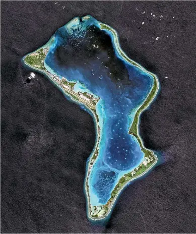  ?? GETTY IMAGES ?? Britain evicted about 2000 people from the Chagos islands in the Sixties and -Seventies so the United States could build a large airbase on Diego Garcia.