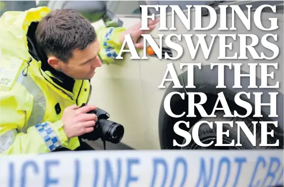  ?? BBC WALES ?? Sgt Bob Witherall from Gwent Police Collision Investigat­ion Team