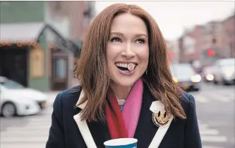  ?? ERIC LIEBOWITZ NETFLIX ?? “Unbreakabl­e Kimmy Schmidt” stars Ellie Kemper in the title role.