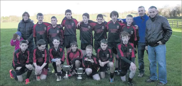  ??  ?? The Coolkenno team who won the Ray Daniels Memorial Cup by beating Donard-The Glen in Dunlavin on Sunday.