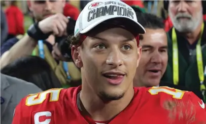  ?? Photograph: Tom Pennington/Getty Images ?? Patrick Mahomes has thrown 76 touchdowns in the regular season.