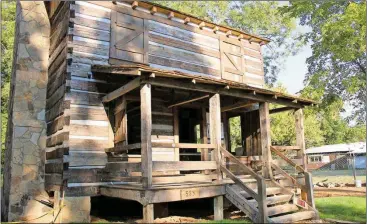  ?? Kristina Wilder / Rome News-Tribune ?? The grand opening of the Avery Vann Cherokee Log Cabin in Cave Spring will be Saturday at 10 a.m.