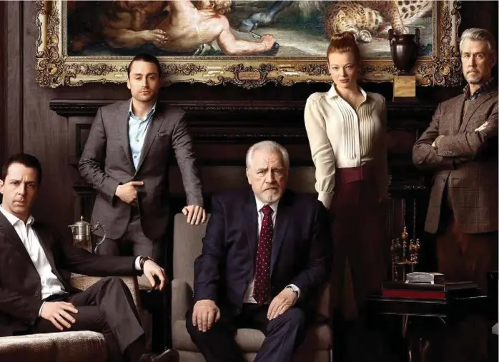  ?? FOTO: HBO NORDIC ?? Familien Roy krangler og konspirere­r i HBO-serien Succession.