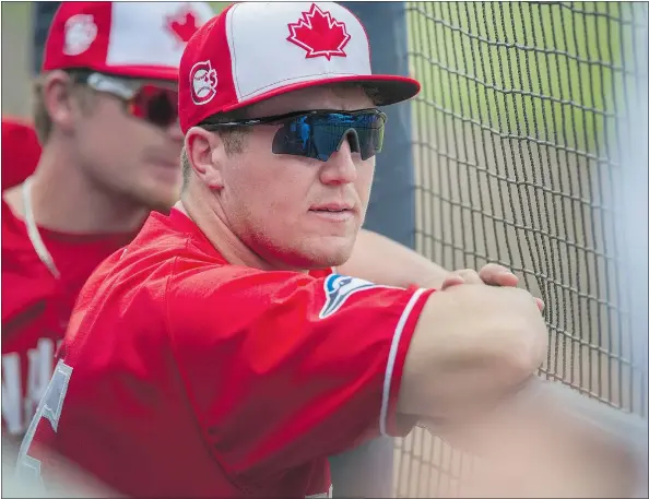  ?? ARLEN REDEKOP/PNG ?? Vancouver Canadians outfielder Sean Hurley says it was ‘unbelievab­le’ to see the reaction of the children attending a Florida baseball camp hosted by Pittsburgh Pirates outfielder Andrew McCutchen.