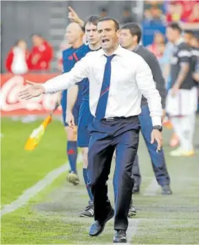  ?? ?? José Manuel Mateo, en un Osasuna-numancia en abril de 2015.