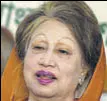  ?? AFP FILE ?? Khaleda Zia