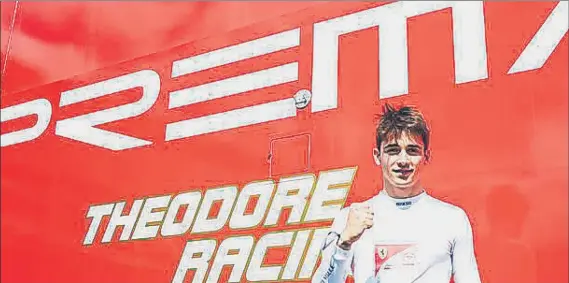  ?? FOTO:FORMULA 2 ?? El monegasco Charles Leclerc, actual líder de la Fórmula 2 y una de las grandes esperanzas de Ferrari para el futuro, estará presente en los test de Hungarorin­g a los mandos del SF70H