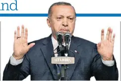  ?? AFP ?? Setzt auf das eigene Taxi-system: Der türkische Präsident Erdogan.