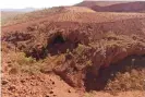  ?? Photograph: PKKP Aboriginal Corporatio­n/AFP/Getty Images ?? Image released by the PKKP Aboriginal Corporatio­n shows Juukan Gorge in Western Australia – one of the earliest known sites occupied by Aboriginal people in Australia.