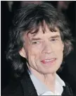  ?? Getty Images ?? Mick Jagger joked with David Letterman recently that he hasn't earned a cent from Maroon 5's
Moves Like Jagger.