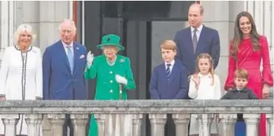  ?? // GTRES ?? La Familia Real, en el Jubileo de la Reina Isabel