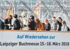  ?? FOTO: DPA ?? Der Termin der nächsten Leipziger Buchmesse steht schon fest.