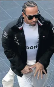  ??  ?? Lewis Hamilton en Barcelona.