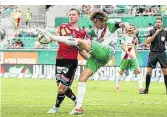  ??  ?? Das Debüt: Robert Ljubicic spielte das erste Mal in der Bundesliga für Rapid und erzielte dabei ein Tor gegen Ried