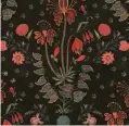  ??  ?? Mind the Gap Gypsy wallpaper, in Anthracite, £150 for 3 rolls covering 4.65m2, Beut