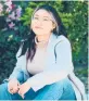  ?? ROZETTE RAGO/THE NEW YORK TIMES ?? Selene Velez, who also started a literary-themed TikTok account, at her home in Lakewood, California.