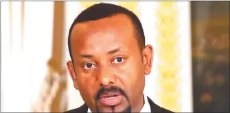  ?? Ethano: BBC ?? Omupilima gwaEthiopi­a Abiy Ahmed