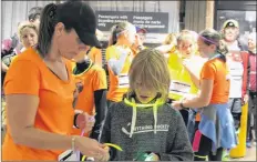  ??  ?? Lighting up for the Starlight Runway Run at the Yarmouth Internatio­nal Airport on Sept. 8.