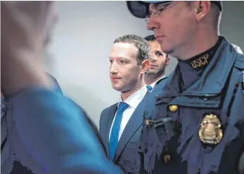  ?? FOTO: IMAGO ?? Mark Zuckerberg sagte im US-Senat, Facebook habe das Ausmaß seiner Verantwort­ung nicht erkannt. „Das war ein großer Fehler. Es war mein Fehler.“