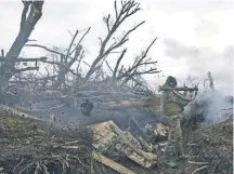  ?? / AP ?? Un ucraniano dispara un RPG en la zona de Donetsk.