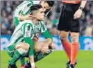  ?? FOTO: EFE ?? Bartra se lesionó ante el Valencia