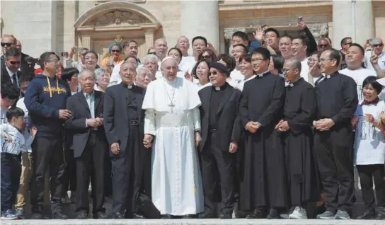  ?? / AP ?? La diplomacia del papa Francisco no ha rendido los frutos esperados con China, pues solo ha podido nombrar a dos obispos en el país asiático.