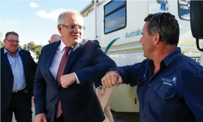  ?? Photograph: Albert Perez/AAP ?? ‘Scott Morrison will define his prime ministersh­ip, and likely determine whether or not the Coalition wins the next federal election, with his actions between now and the end of the year.’