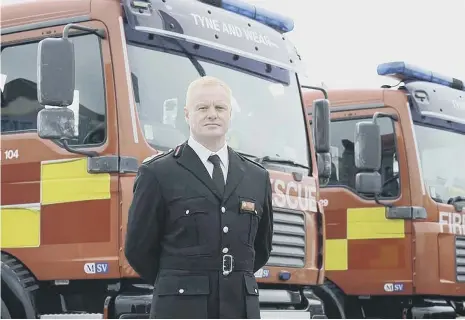  ??  ?? Chief Fire Officer of Tyne and Wear Fire and Rescue Service, Chris Lowther.