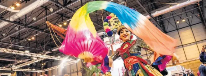  ?? ALFREDO ARIAS ?? El estand de Indonesia en Fitur 2019, que se celebra en la Feria de Madrid hasta este domingo, 27 de enero.