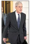  ?? The New York Times/DOUG MILLS ?? Special counsel Robert Mueller leaves Capitol Hill on June 21. Mueller had three conflicts of interest that warranted his firing, President Donald Trump contended at the time.