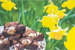  ??  ?? The Hotel du Vin is serving the Cadbury’s Creme Egg brownie