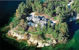  ??  ?? ROYAL RETREATS: The mansion on Vancouver Island where Harry and Meghan stayed over Christmas. Top: Edward’s ranch near Calgary