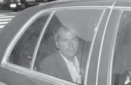  ?? EVAN VUCCI/AP 2003 ?? John Hinckley Jr., above, tried to assassinat­e President Ronald Reagan in 1981. Hinckley is set to be freed unconditio­nally in June provided he continues to follow rules.