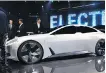  ?? DRIVING ?? The BMW i Vision Dynamics electric concept is shown at the 2017 Frankfurt Motor Show.