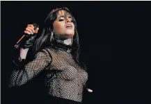  ?? Santiago Mejia / The Chronicle ?? Cuban-born pop sensation Camila Cabello reveled at, with and for her fans in a sold-out show at Oakland’s Fox Theater.