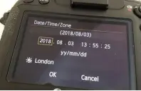  ??  ?? Set your camera’s date and time from an accurate source, preferably before each imaging session