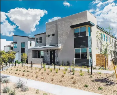  ?? Pardee Homes ?? The new Strada Plan Four, pictured, debuts April 7 at Pardee Homes’ Strada in Inspirada and showcases interior design by award-winning celebrity designer Bobby Berk.