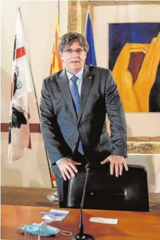  ?? // AFP ?? Puigdemont, en una imagen tras su detención en Cerdeña