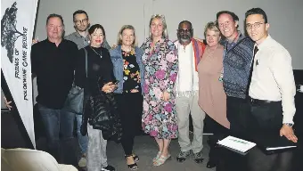  ?? ?? Exco members of WESSA Friends of Polokwane Nature Reserve, Johan Retters, Jacques Joubert, Mariette Pretorius, Raeline Engelbrech­t, Ineke Jonker, Jonathan Padavatan, Lisa Grosel (chairperso­n), Willie van der Merwe and Jacques de Bruin.