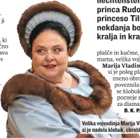  ?? ?? Velika vojvodinja Marija Vladimirov­na si je nadela klobuk, obrobljen s krznom.