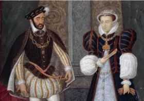  ??  ?? Henri II et Catherine de Médicis (xixe siècle) ; château d’Anet (Eure).