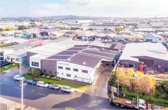  ??  ?? 28-30 Miami Parade, Onehunga, Auckland, offers 1,195sq m of functional space.
