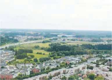  ?? FOTO: JONNY ANDERSSON ?? UTSIKT. Så här ser Kista, Ursvik och Rinkeby ut sett från Kista Science Tower.