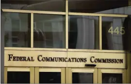  ?? ANDREW HARNIK, FILE — THE ASSOCIATED PRESS ?? The Federal Communicat­ions Commission’s Media Bureau recently announced it would refer a proposed transactio­n between Standard General and TEGNA for review by an administra­tive law judge.