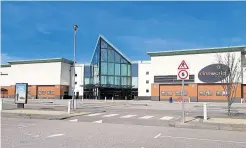  ??  ?? Work has restarted on the long-awaited Cineworld extension, which is pictured top right in an artist’s impression