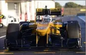  ??  ?? Président du Grand Prix de France, Christian Estrosi, ici au volant d’une F Renault en février sur le circuit, a toujours un sacré coup de volant.