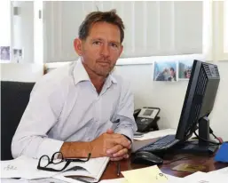  ??  ?? At the helm … Curtain Brothers general manager Justin McGann. Among many plans, the company hopes to build defence force ships for PNG.